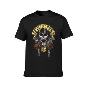 Guns N Roses Slash Skull 1985 Rock Band Fan Gift Graphic T-Shirt 79